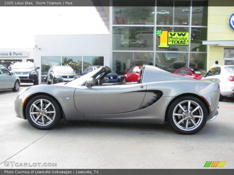 Storm Titanium / Red 2005 Lotus Elise