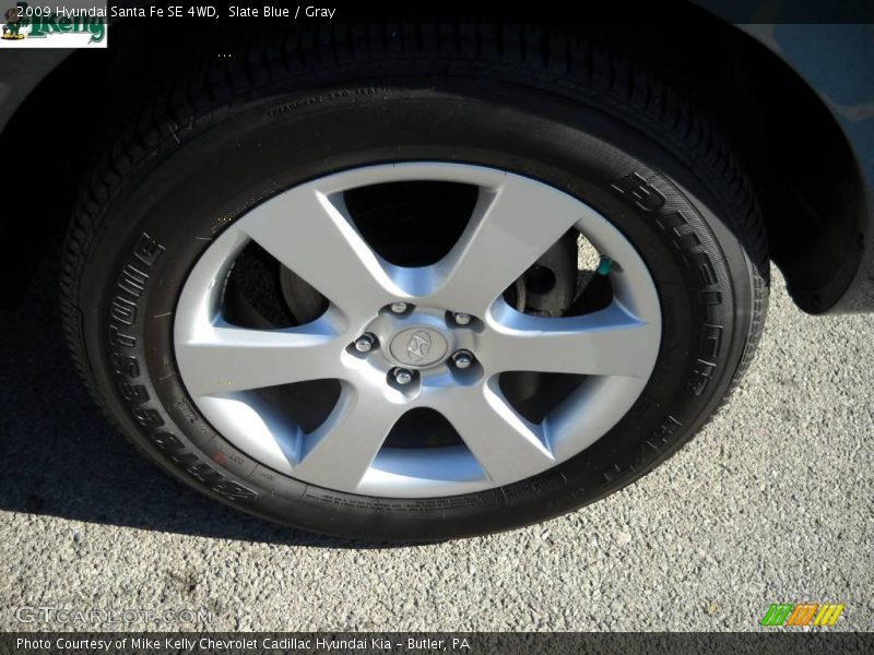Slate Blue / Gray 2009 Hyundai Santa Fe SE 4WD