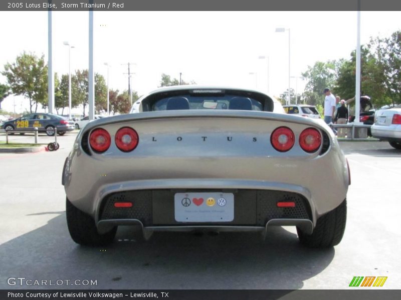 Storm Titanium / Red 2005 Lotus Elise