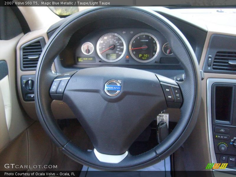 Magic Blue Metallic / Taupe/Light Taupe 2007 Volvo S60 T5