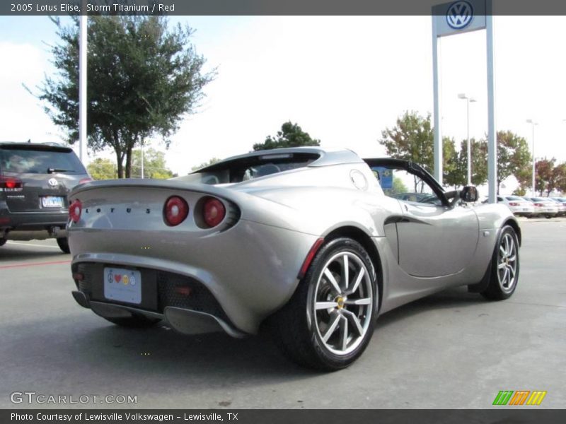 Storm Titanium / Red 2005 Lotus Elise