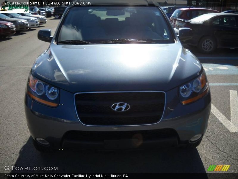 Slate Blue / Gray 2009 Hyundai Santa Fe SE 4WD