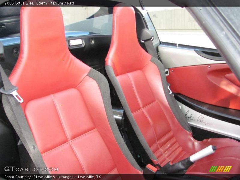 Storm Titanium / Red 2005 Lotus Elise