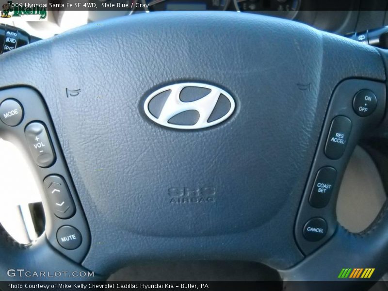 Slate Blue / Gray 2009 Hyundai Santa Fe SE 4WD