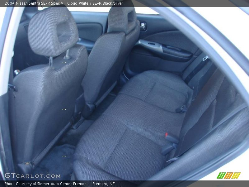 Cloud White / SE-R Black/Silver 2004 Nissan Sentra SE-R Spec V