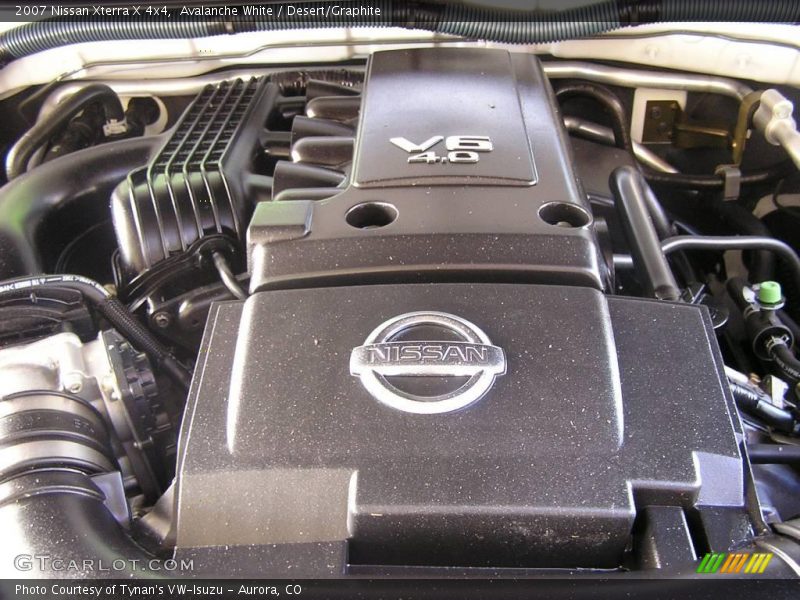 Avalanche White / Desert/Graphite 2007 Nissan Xterra X 4x4