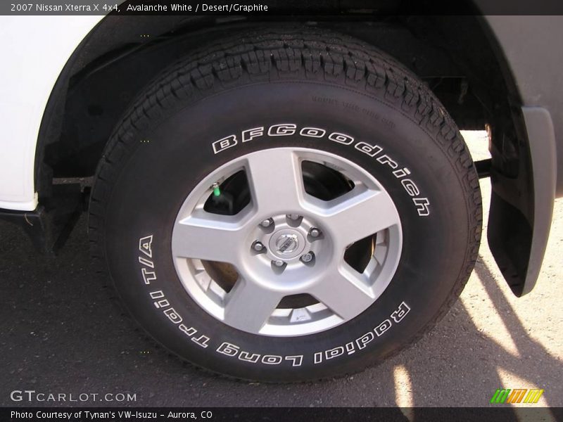 Avalanche White / Desert/Graphite 2007 Nissan Xterra X 4x4