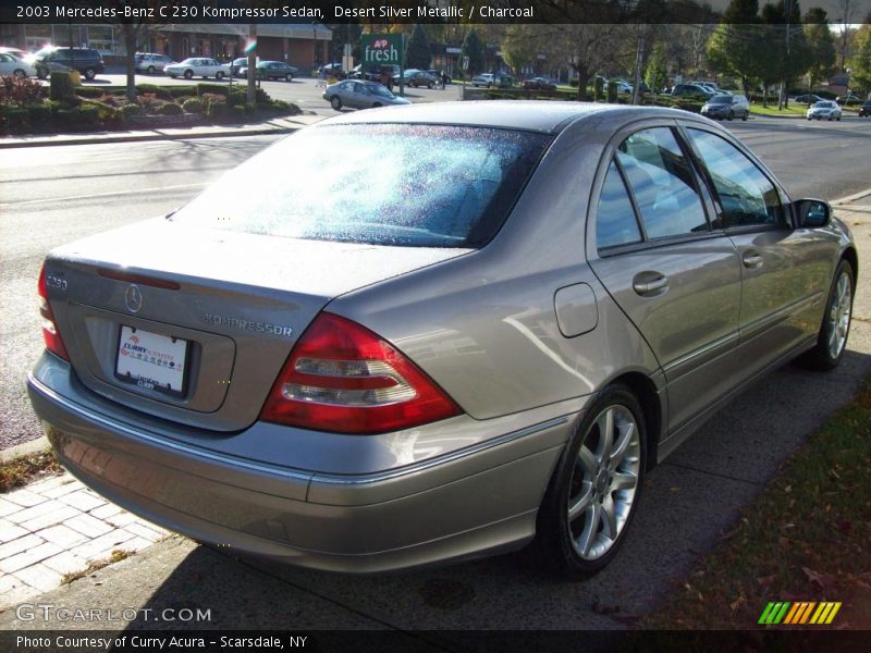 Desert Silver Metallic / Charcoal 2003 Mercedes-Benz C 230 Kompressor Sedan