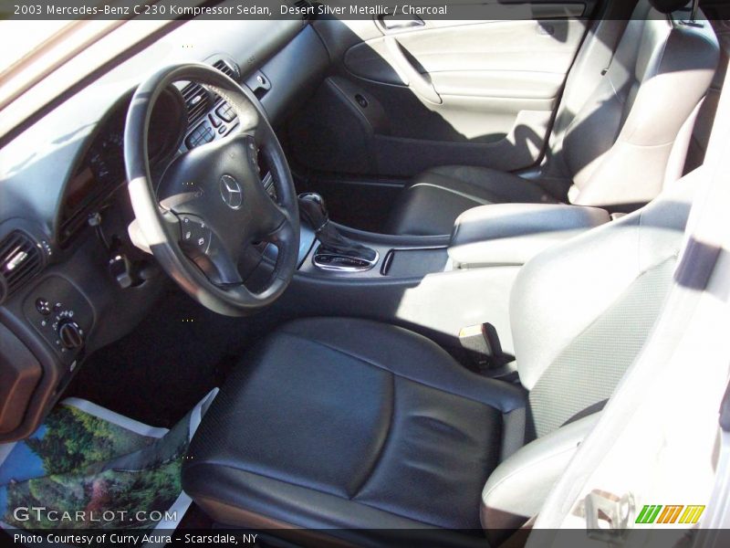Desert Silver Metallic / Charcoal 2003 Mercedes-Benz C 230 Kompressor Sedan