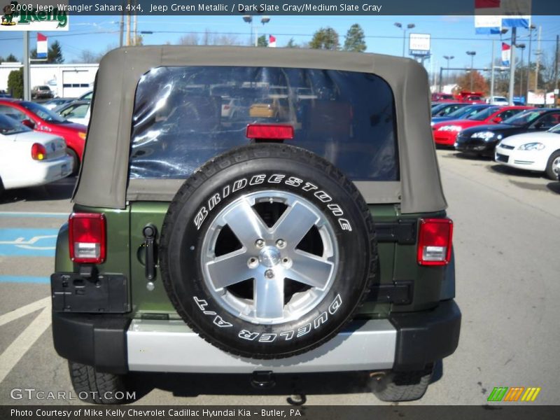 Jeep Green Metallic / Dark Slate Gray/Medium Slate Gray 2008 Jeep Wrangler Sahara 4x4