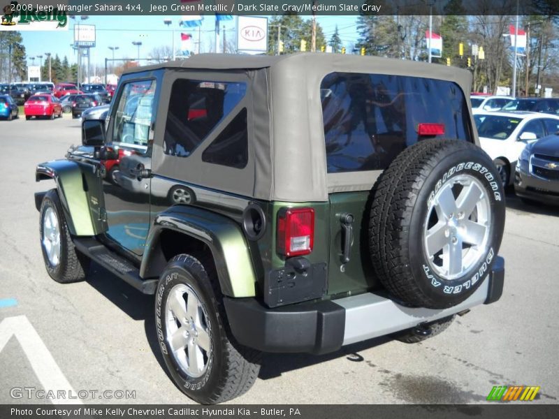 Jeep Green Metallic / Dark Slate Gray/Medium Slate Gray 2008 Jeep Wrangler Sahara 4x4