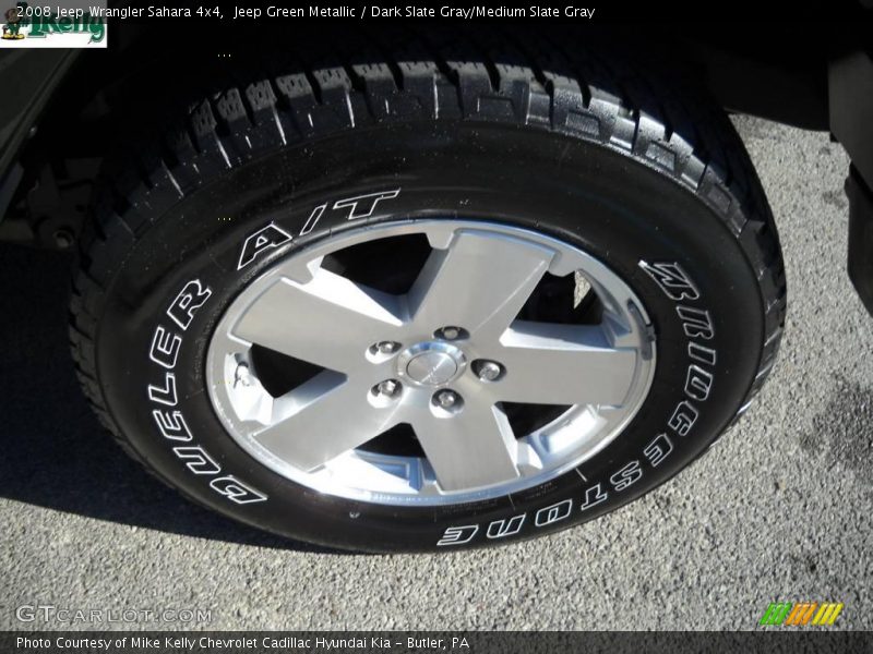 Jeep Green Metallic / Dark Slate Gray/Medium Slate Gray 2008 Jeep Wrangler Sahara 4x4
