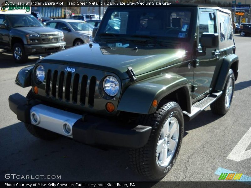 Jeep Green Metallic / Dark Slate Gray/Medium Slate Gray 2008 Jeep Wrangler Sahara 4x4