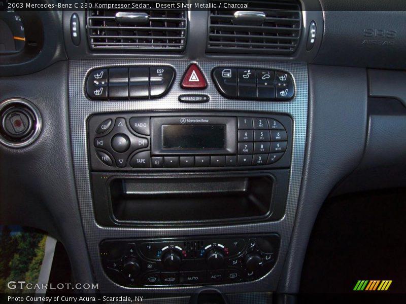 Desert Silver Metallic / Charcoal 2003 Mercedes-Benz C 230 Kompressor Sedan