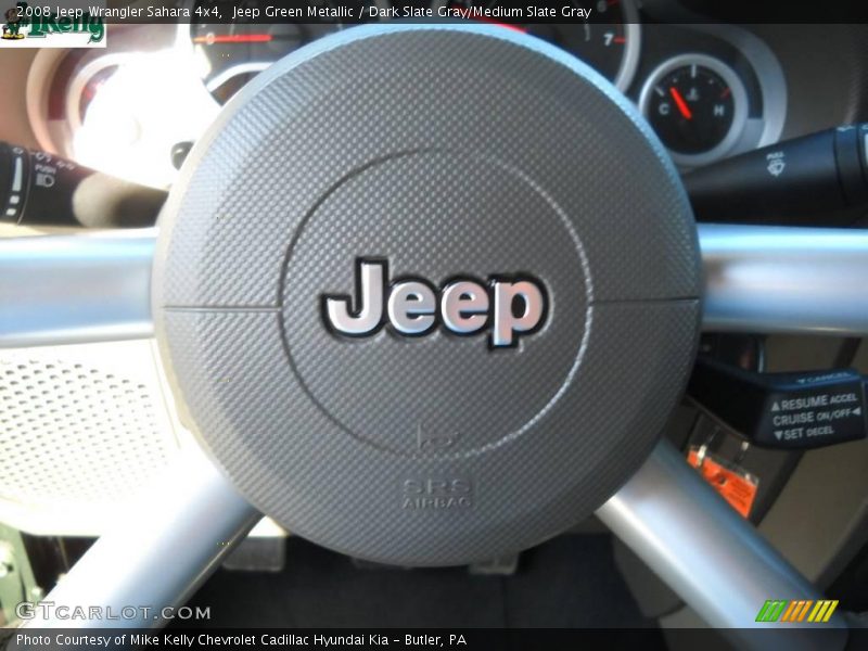Jeep Green Metallic / Dark Slate Gray/Medium Slate Gray 2008 Jeep Wrangler Sahara 4x4