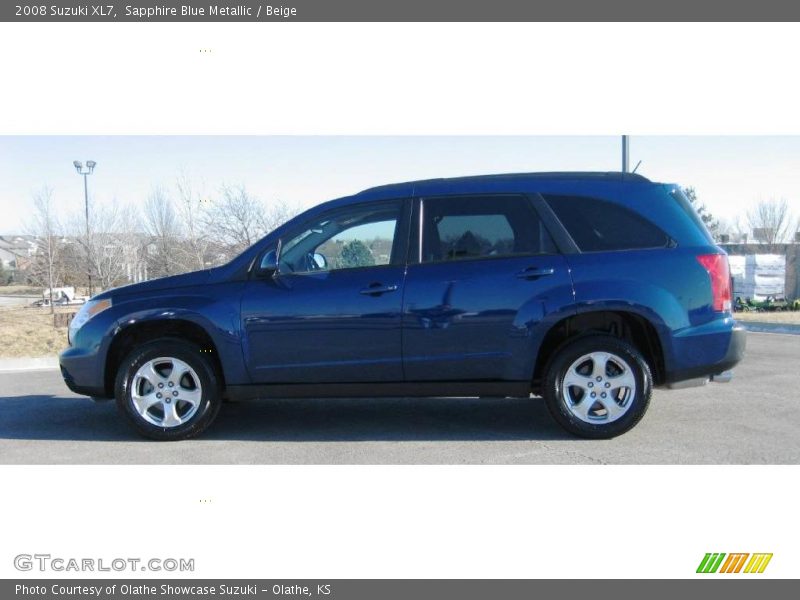 Sapphire Blue Metallic / Beige 2008 Suzuki XL7