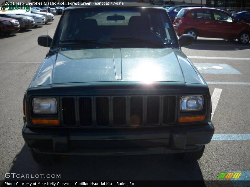 Forest Green Pearlcoat / Agate 2001 Jeep Cherokee Classic 4x4