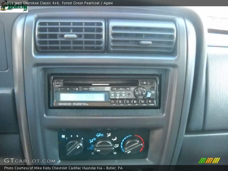 Forest Green Pearlcoat / Agate 2001 Jeep Cherokee Classic 4x4