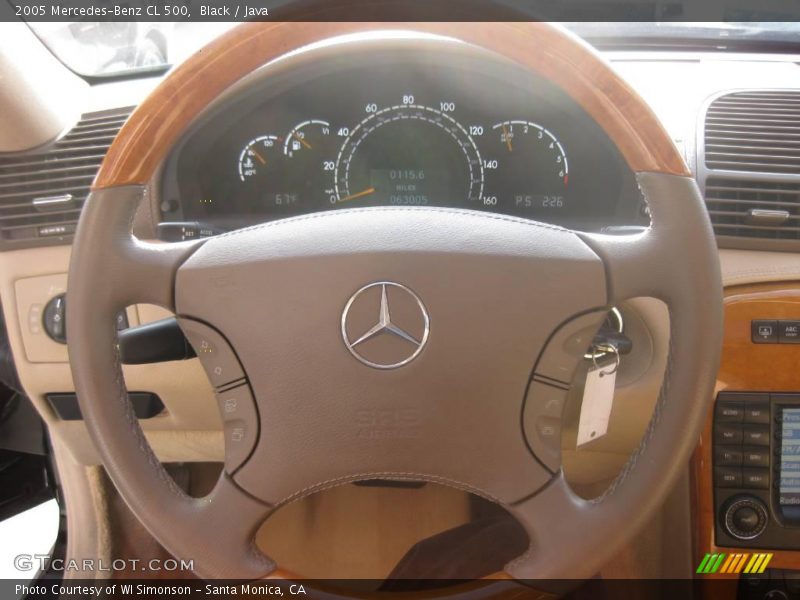 Black / Java 2005 Mercedes-Benz CL 500