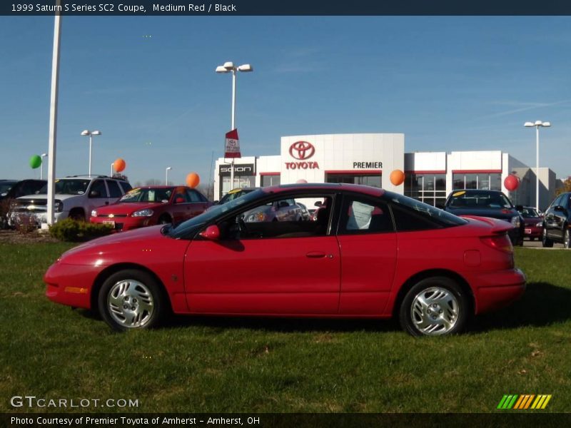 Medium Red / Black 1999 Saturn S Series SC2 Coupe
