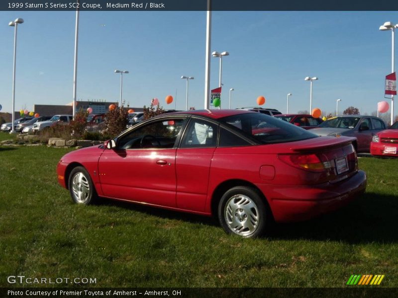 Medium Red / Black 1999 Saturn S Series SC2 Coupe
