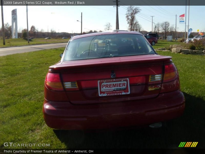 Medium Red / Black 1999 Saturn S Series SC2 Coupe