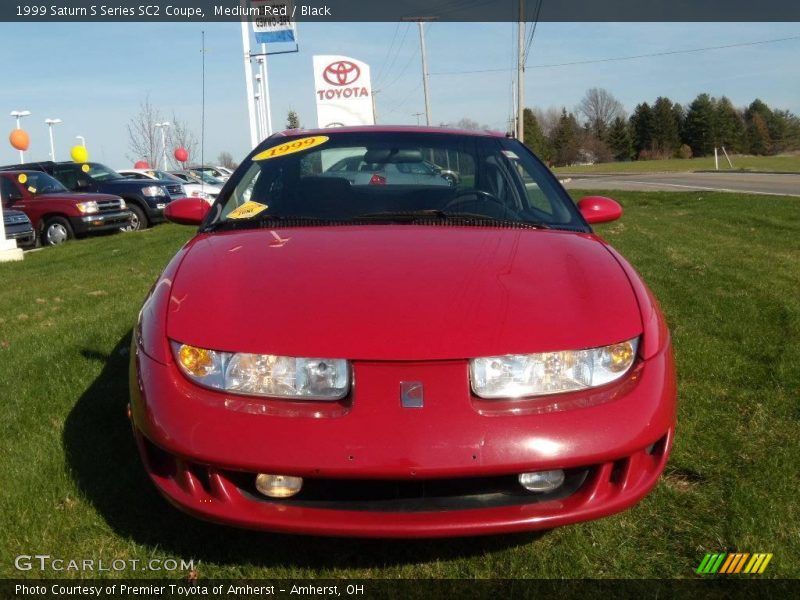Medium Red / Black 1999 Saturn S Series SC2 Coupe