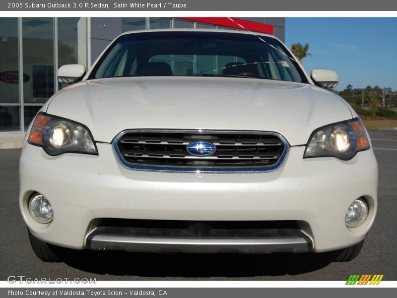 Satin White Pearl / Taupe 2005 Subaru Outback 3.0 R Sedan