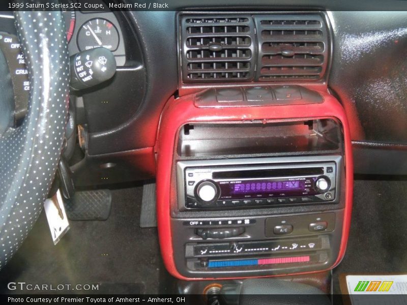 Medium Red / Black 1999 Saturn S Series SC2 Coupe