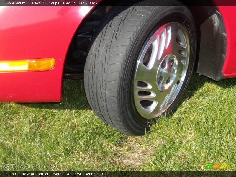 Medium Red / Black 1999 Saturn S Series SC2 Coupe