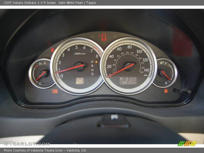 Satin White Pearl / Taupe 2005 Subaru Outback 3.0 R Sedan