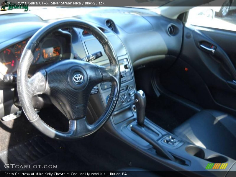 Silver Streak Mica / Black/Black 2003 Toyota Celica GT-S