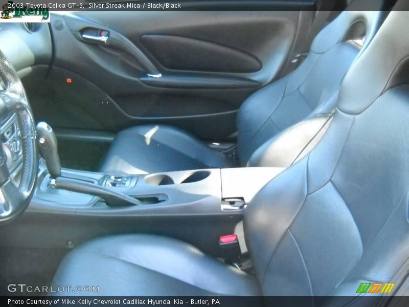Silver Streak Mica / Black/Black 2003 Toyota Celica GT-S