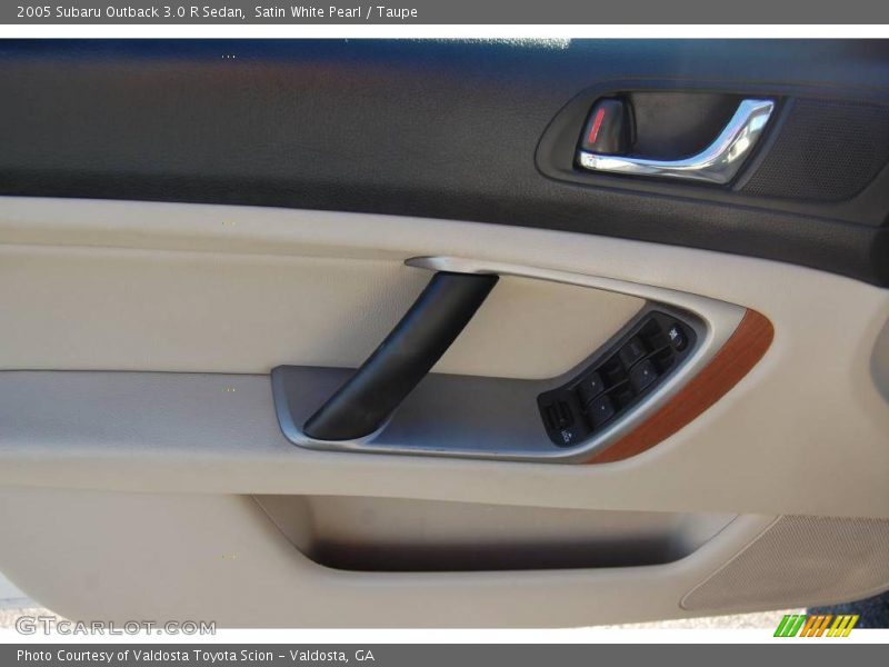 Satin White Pearl / Taupe 2005 Subaru Outback 3.0 R Sedan