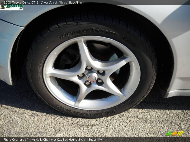 Silver Streak Mica / Black/Black 2003 Toyota Celica GT-S