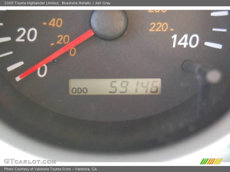 Bluestone Metallic / Ash Gray 2006 Toyota Highlander Limited