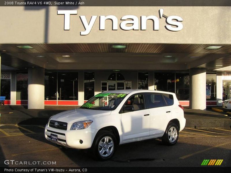 Super White / Ash 2008 Toyota RAV4 V6 4WD