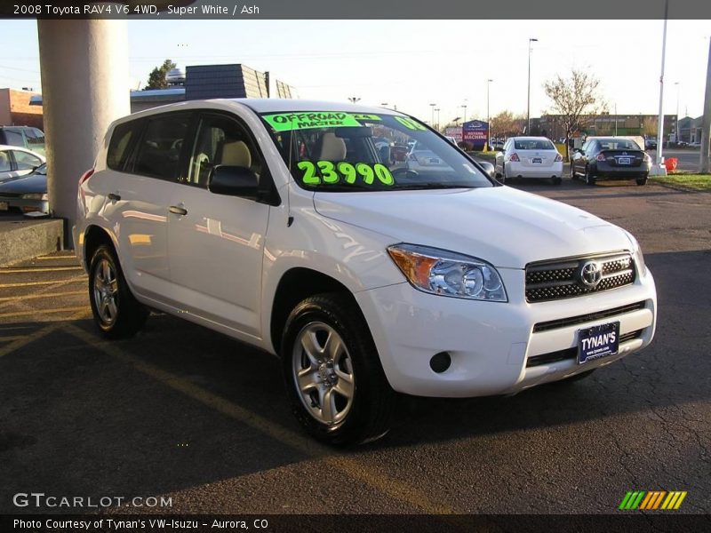 Super White / Ash 2008 Toyota RAV4 V6 4WD