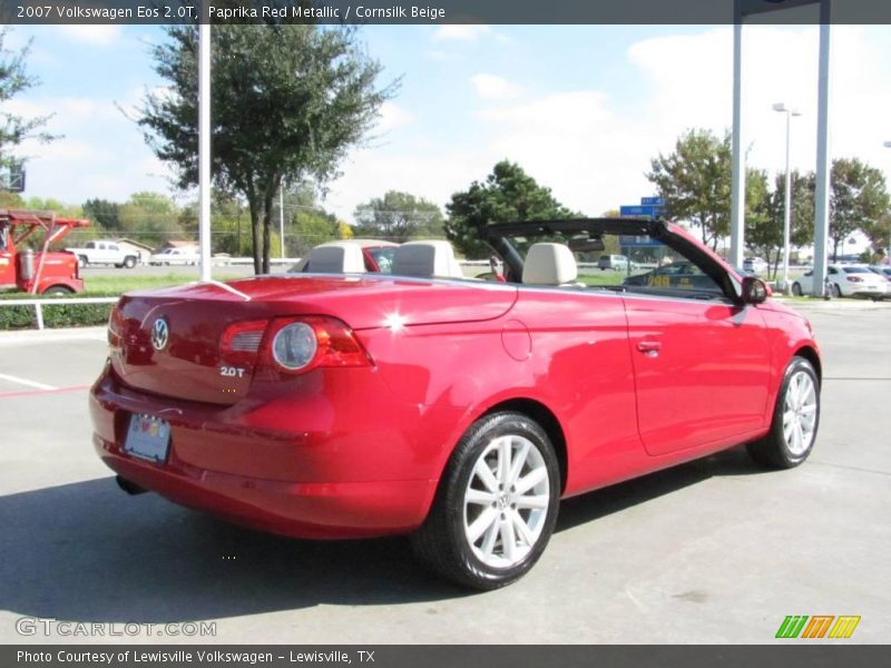 Paprika Red Metallic / Cornsilk Beige 2007 Volkswagen Eos 2.0T