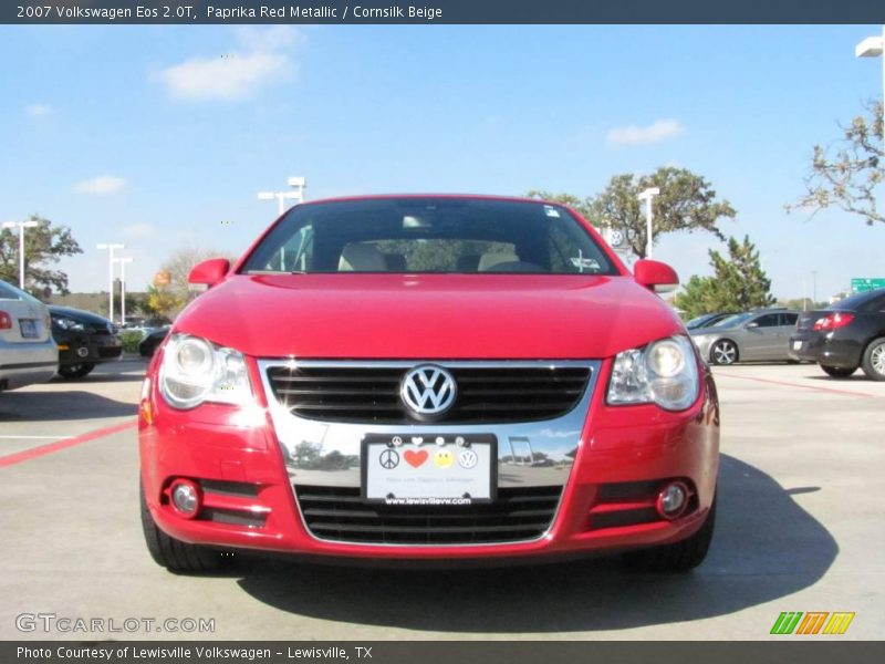 Paprika Red Metallic / Cornsilk Beige 2007 Volkswagen Eos 2.0T