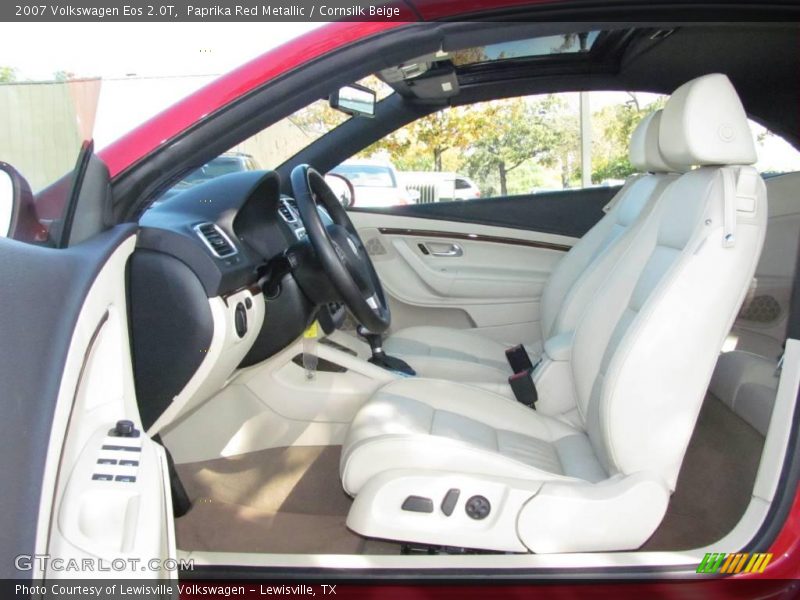 Paprika Red Metallic / Cornsilk Beige 2007 Volkswagen Eos 2.0T