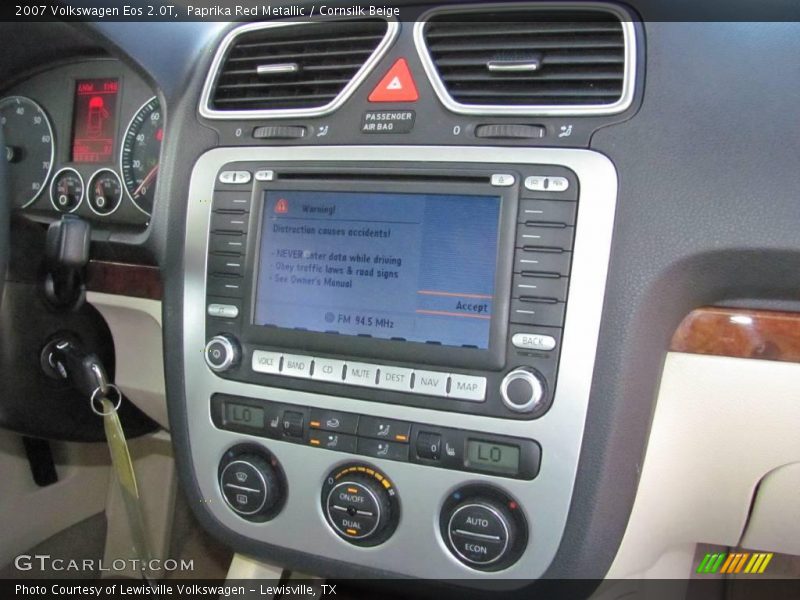 Paprika Red Metallic / Cornsilk Beige 2007 Volkswagen Eos 2.0T