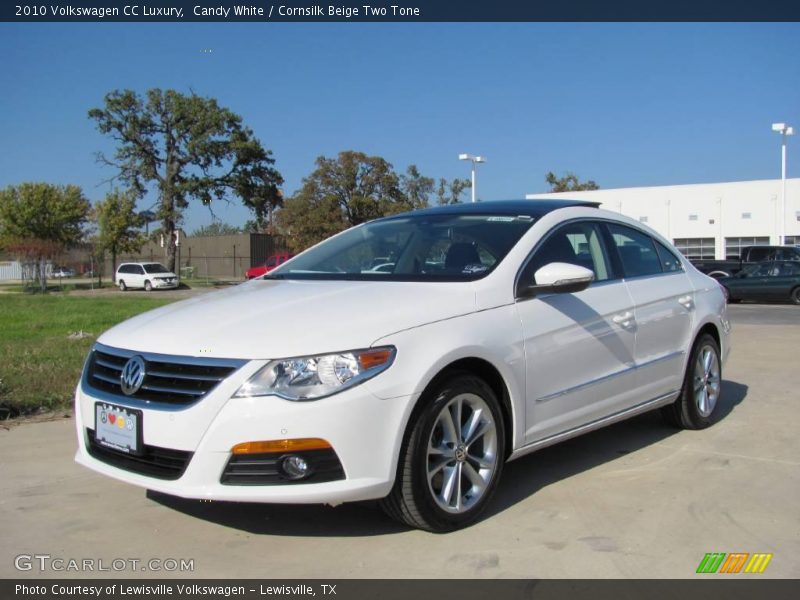 Candy White / Cornsilk Beige Two Tone 2010 Volkswagen CC Luxury