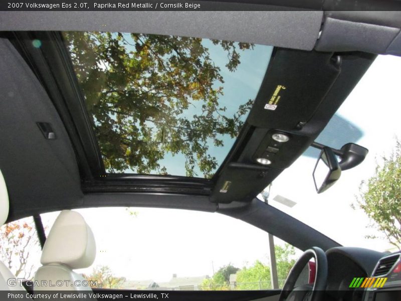 Paprika Red Metallic / Cornsilk Beige 2007 Volkswagen Eos 2.0T