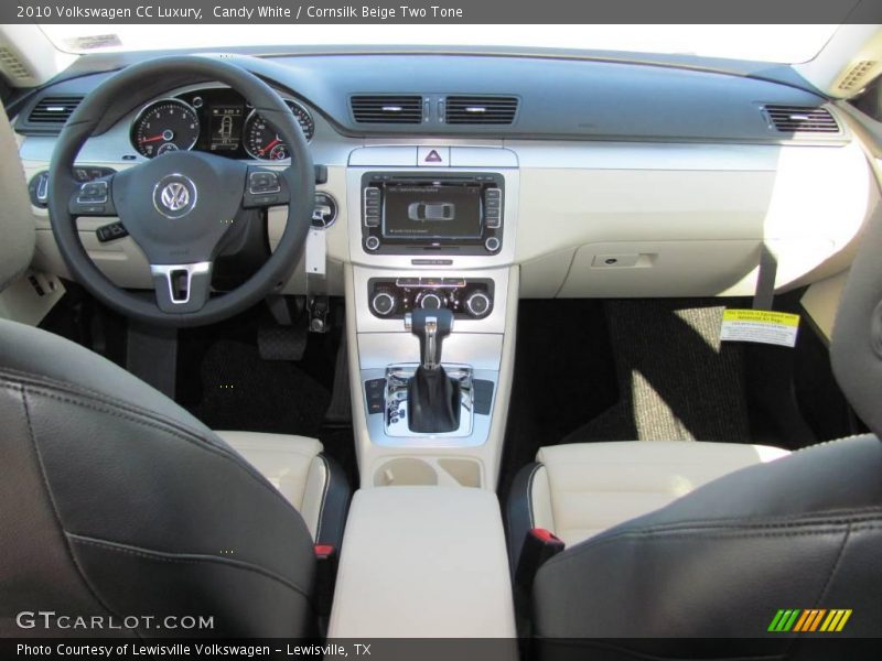 Candy White / Cornsilk Beige Two Tone 2010 Volkswagen CC Luxury