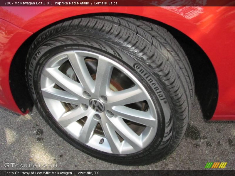 Paprika Red Metallic / Cornsilk Beige 2007 Volkswagen Eos 2.0T