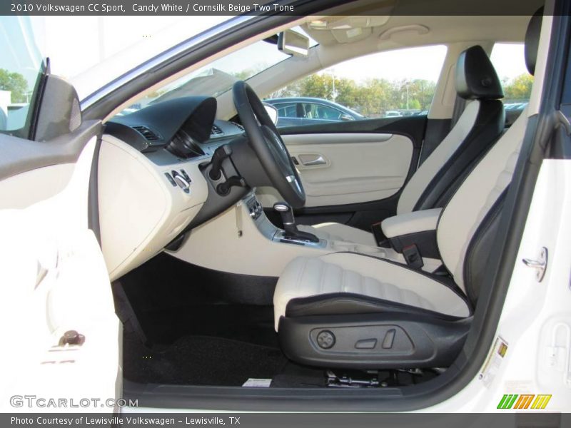 Candy White / Cornsilk Beige Two Tone 2010 Volkswagen CC Sport