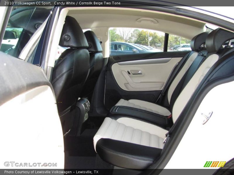 Candy White / Cornsilk Beige Two Tone 2010 Volkswagen CC Sport