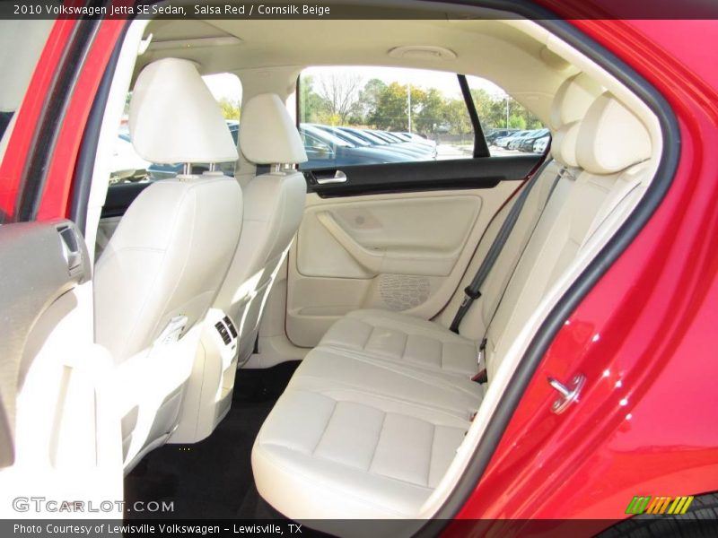Salsa Red / Cornsilk Beige 2010 Volkswagen Jetta SE Sedan