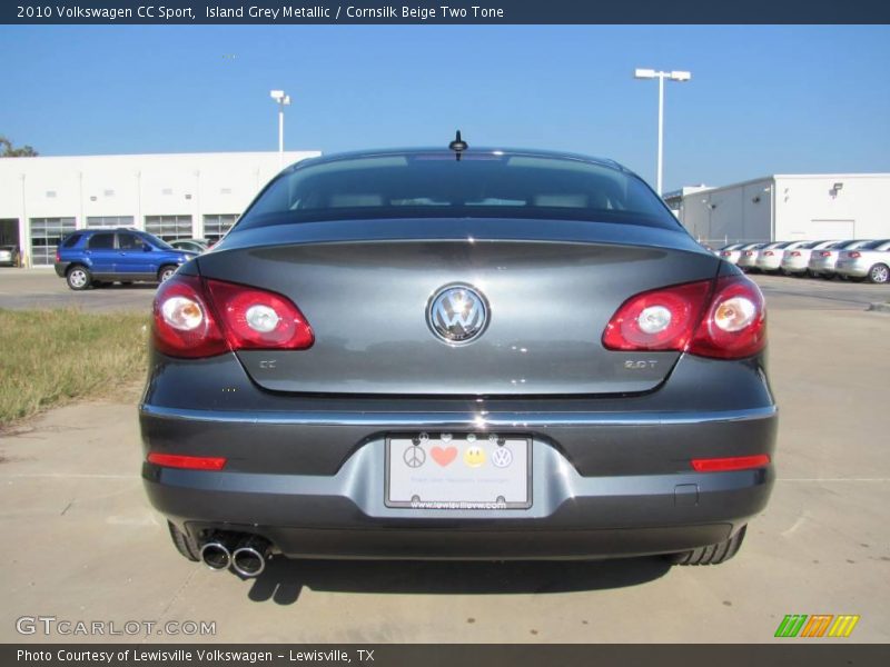 Island Grey Metallic / Cornsilk Beige Two Tone 2010 Volkswagen CC Sport